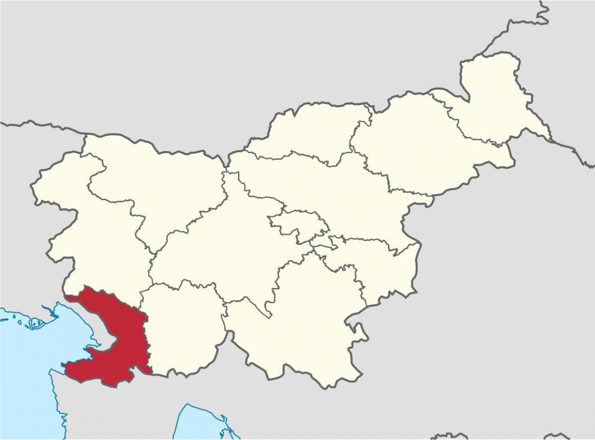 Mapa de carst Eslovènia