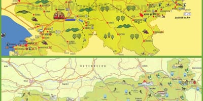 Eslovènia viatges mapa