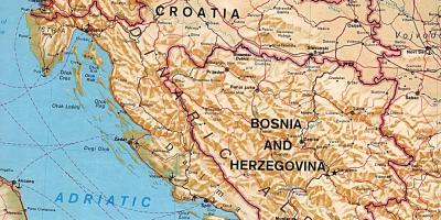 Mapa mostrant Eslovènia