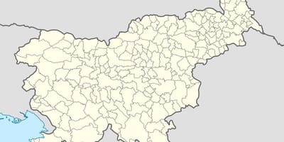 Eslovènia mapa de localització