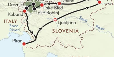 Mapa piran Eslovènia