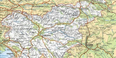 Mapa del terme Eslovènia